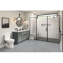 BORIGNI - 2X2/12X12, BLACK, MATTE